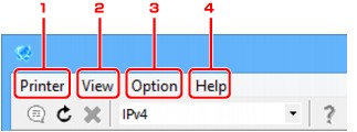 Abbildung: Bildschirm "IJ Network Device Setup Utility"
