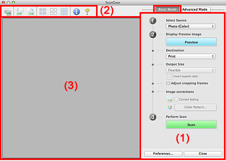 figure: Basic Mode tab