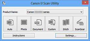Canon : PIXMA Manuals : MG3500 series : What Is IJ Scan Utility (Scanner Software)?