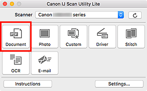 Canon Manuals Ij Scan Utility Lite Scanning Multiple Documents At One Time From The Adf Auto Document Feeder