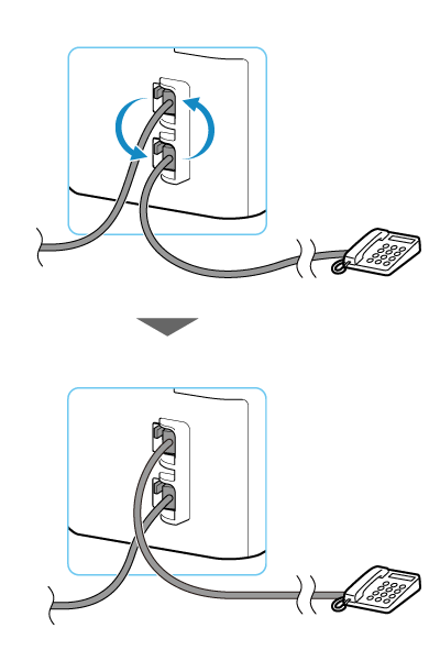 figure: Swap phone cords