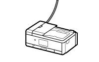 Abbildung: Telefonleitung nur für Faxübertragung („Nur Fax”-Modus)